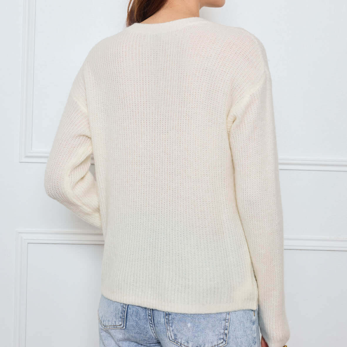 COL ROND AVELINE BLANC