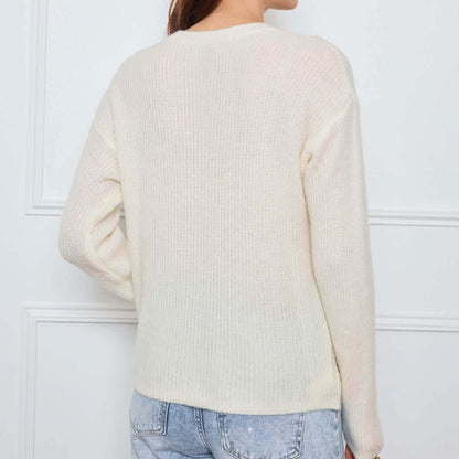 COL ROND AVELINE BLANC