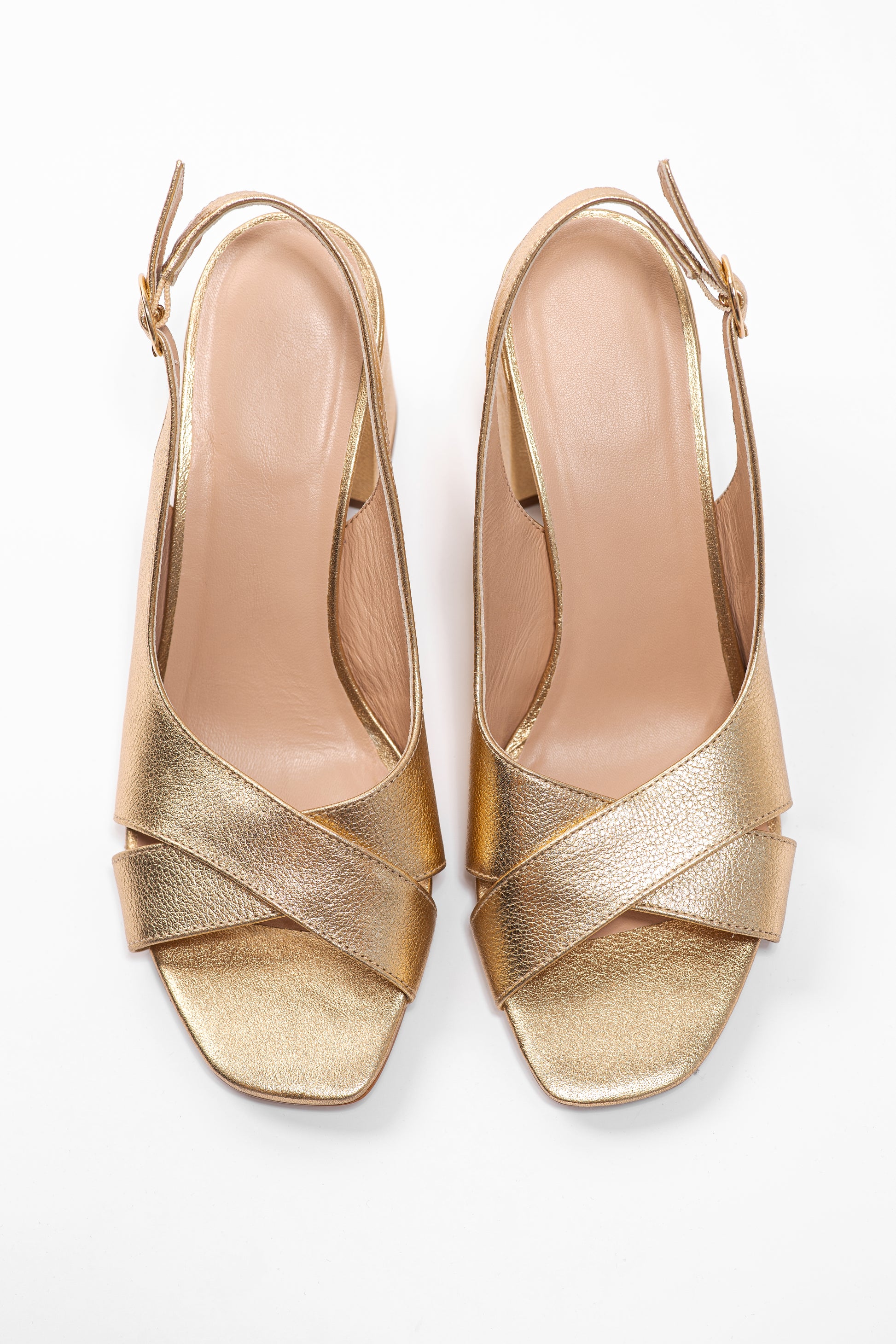 TONYA METALLIC NAPA OURO - SANDALE