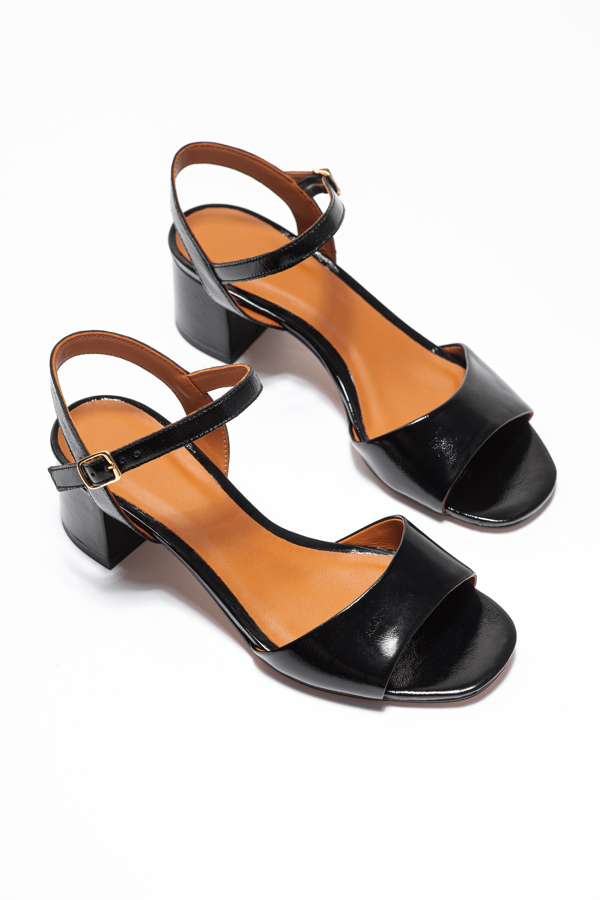 VICKI NOIR VERNIS - SANDALE