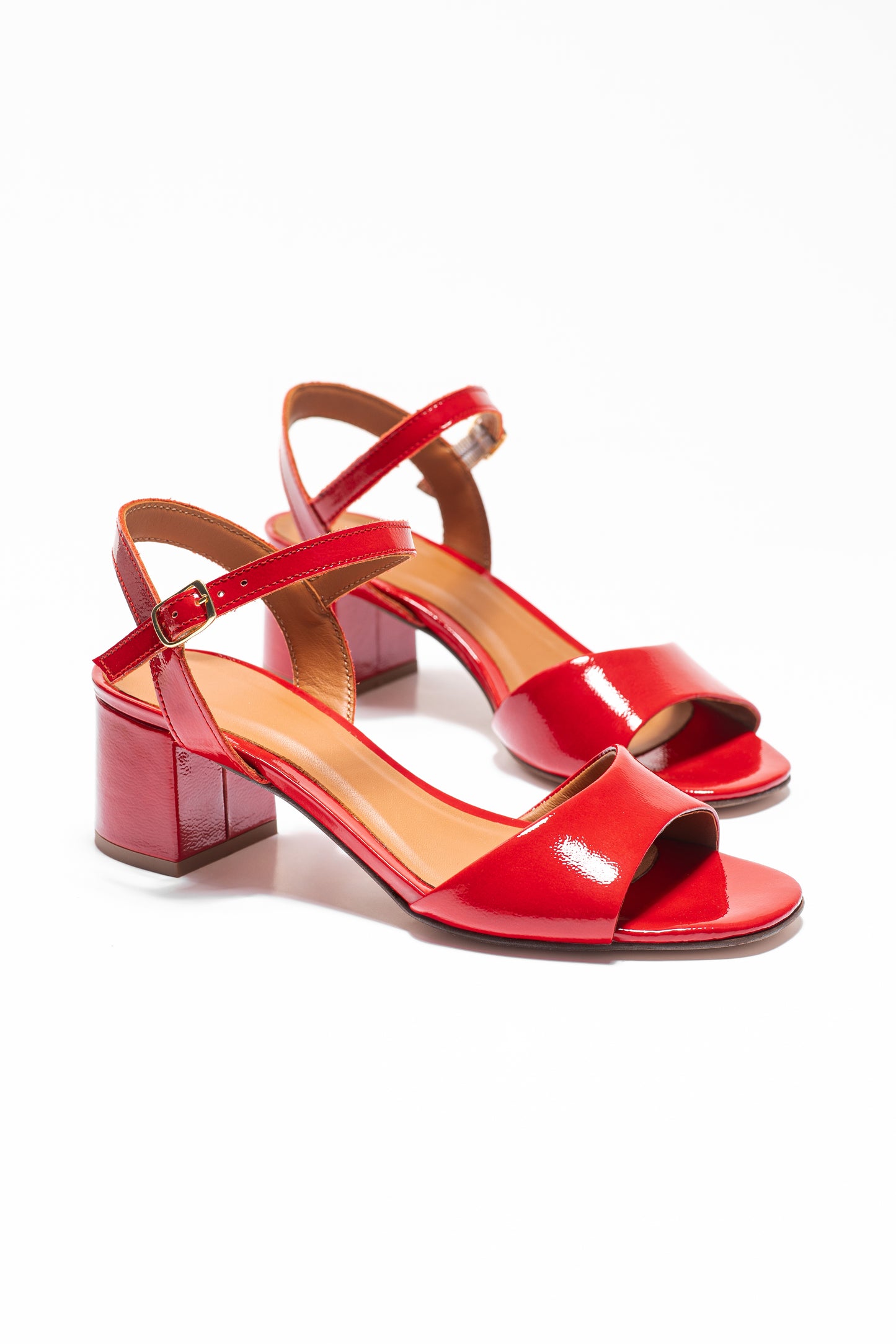 VICKI ROUGE VERNIS - SANDALE