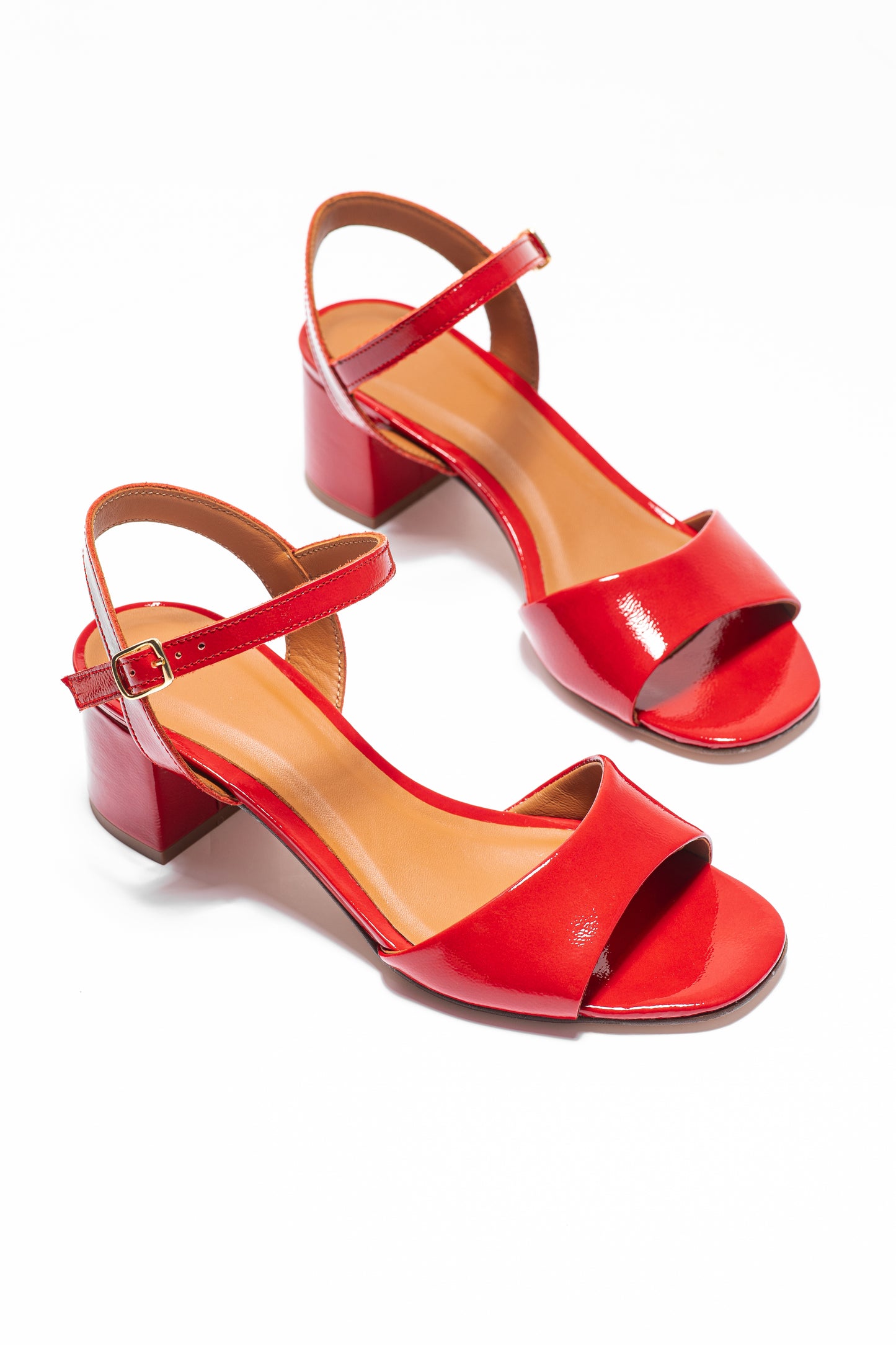 VICKI ROUGE VERNIS - SANDALE