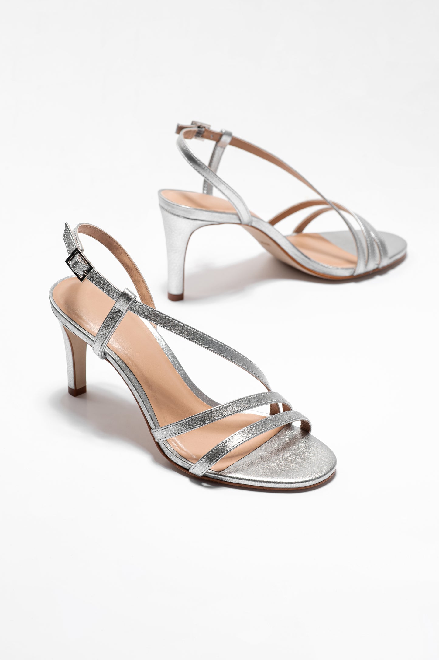 ELIZABETHA METALLIC NAPA SILVER - SANDALE
