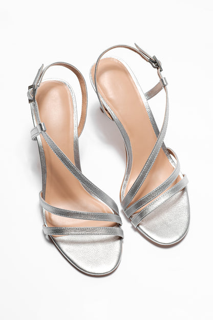 ELIZABETHA METALLIC NAPA SILVER - SANDALE