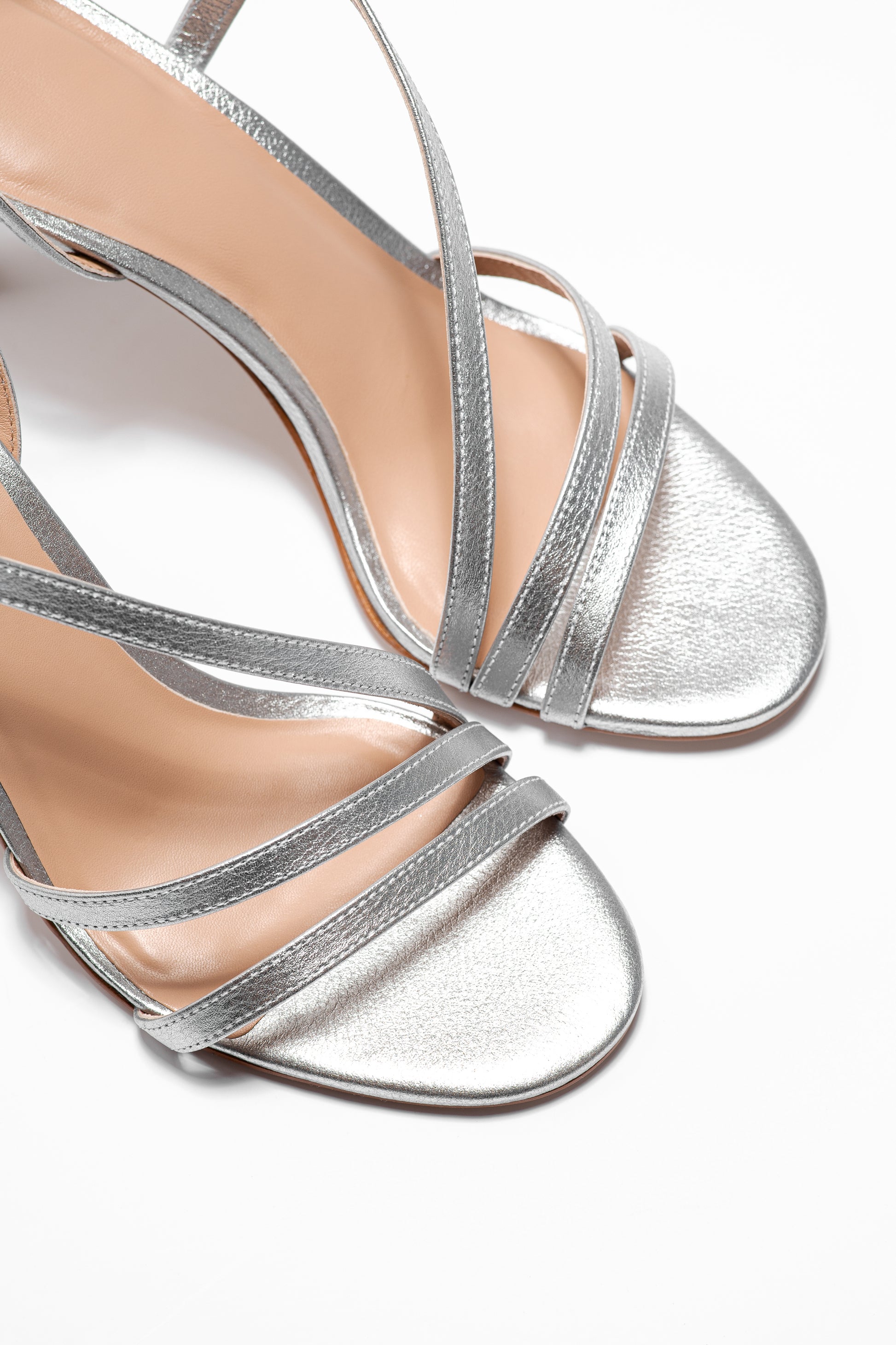 ELIZABETHA METALLIC NAPA SILVER - SANDALE