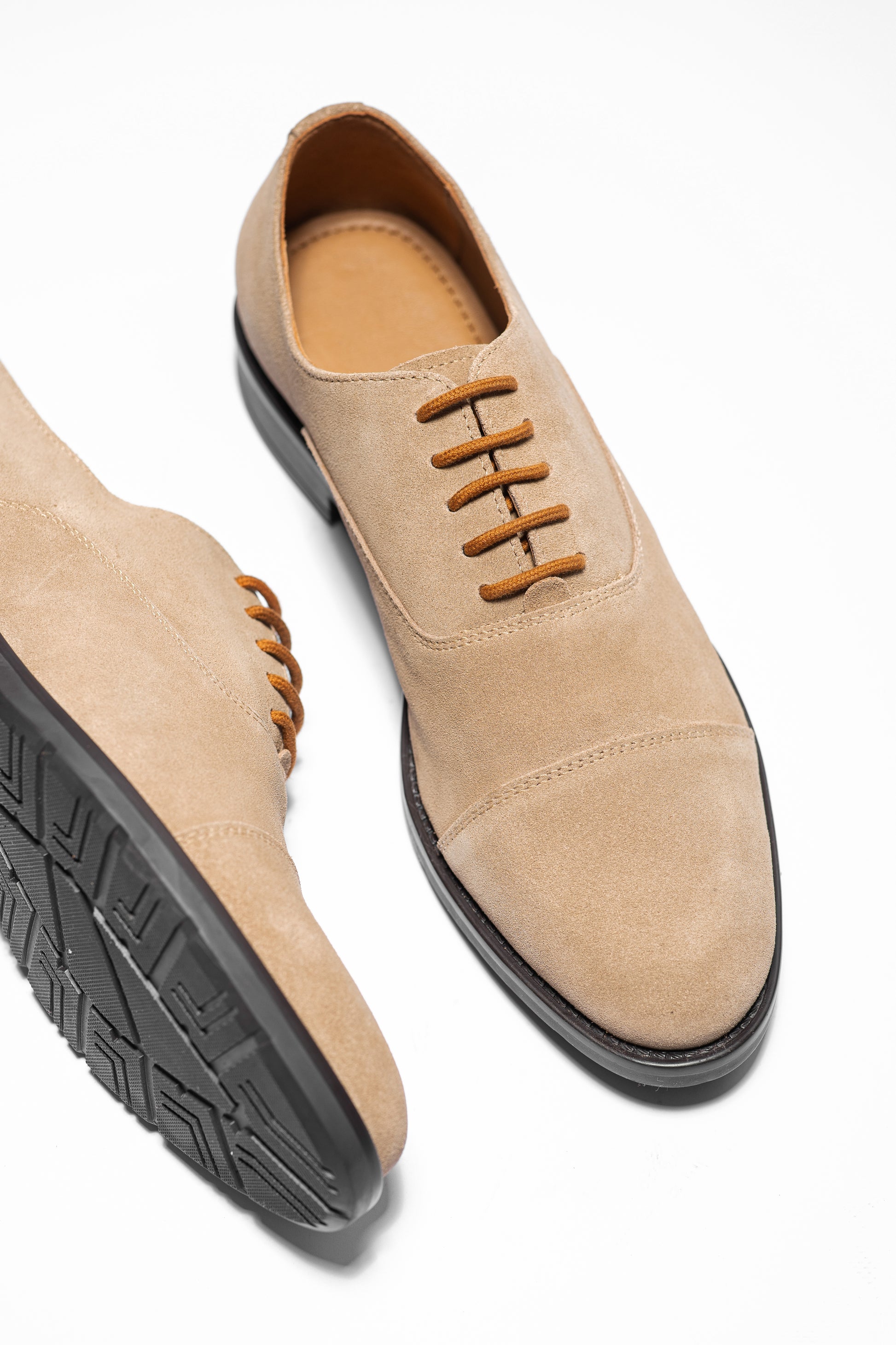 BRIANO TAUPE SUEDE - RICHELIEU