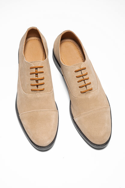BRIANO TAUPE SUEDE - RICHELIEU