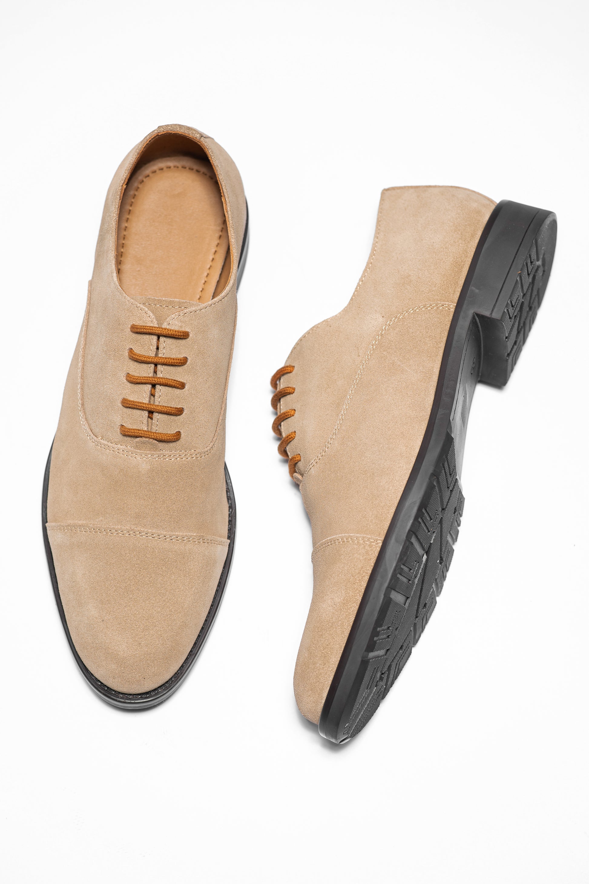 BRIANO TAUPE SUEDE - RICHELIEU