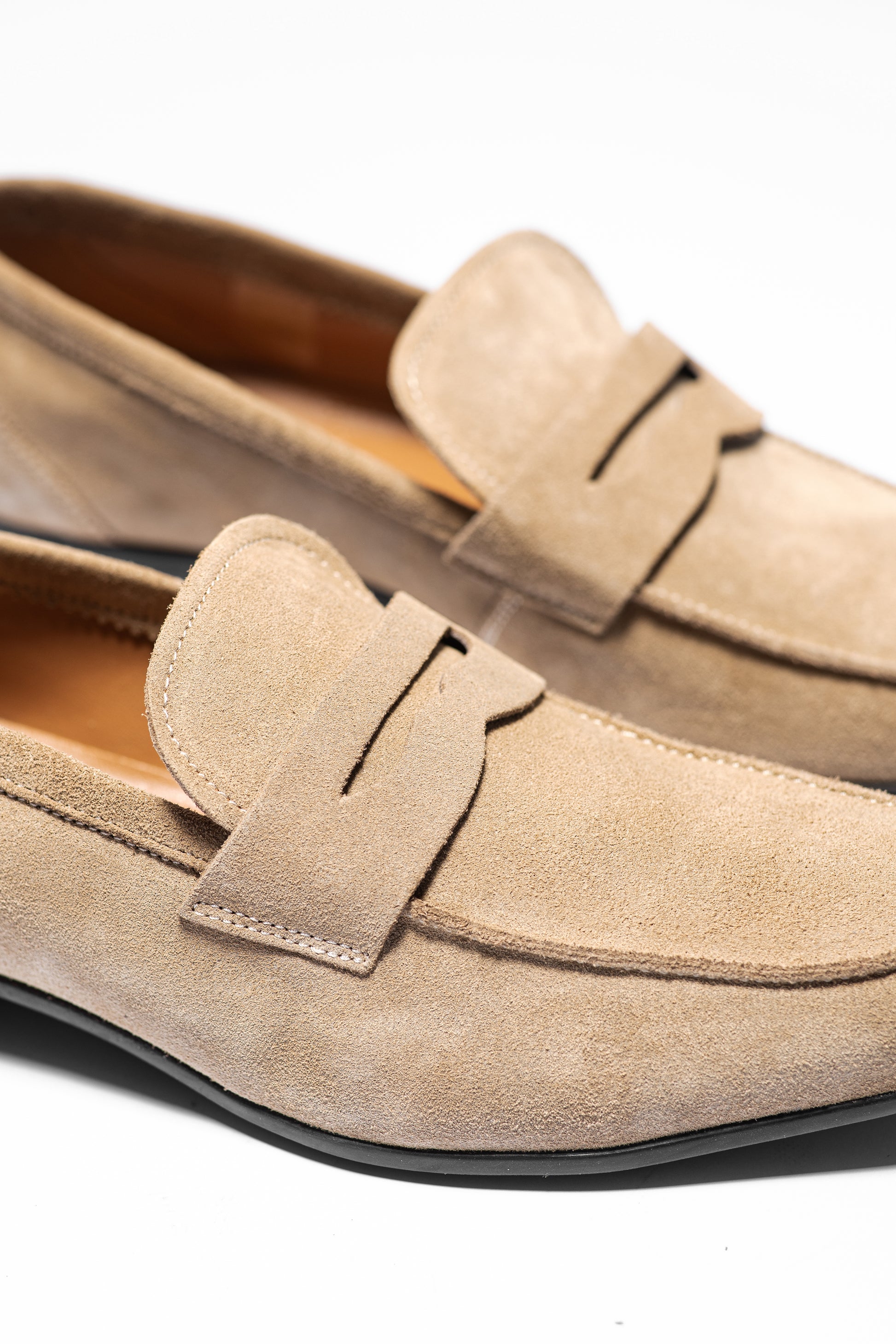 MICHAELA BEIGE SUEDE - MOCASSIN