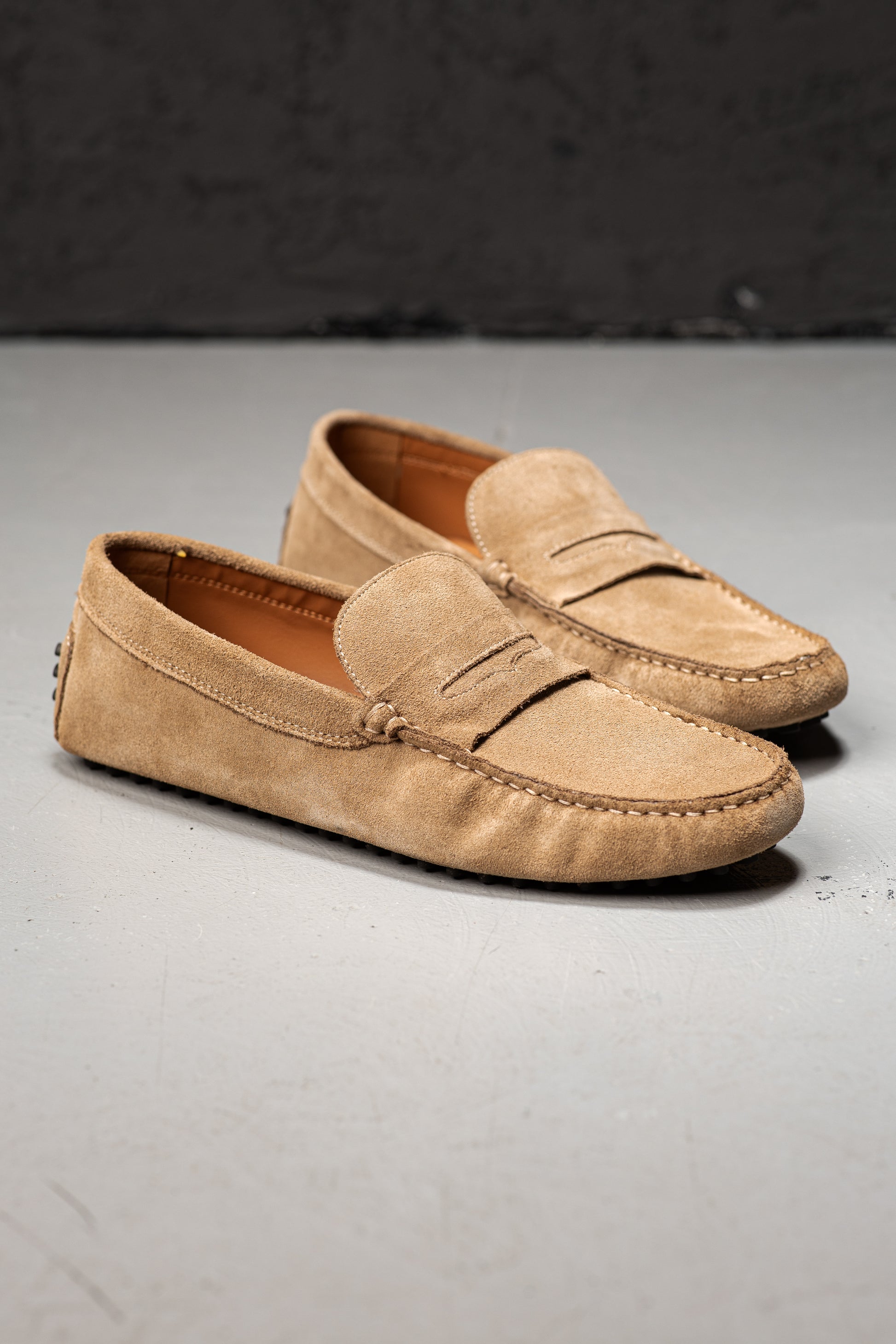 JASON BEIGE SUEDE - MOCASSIN