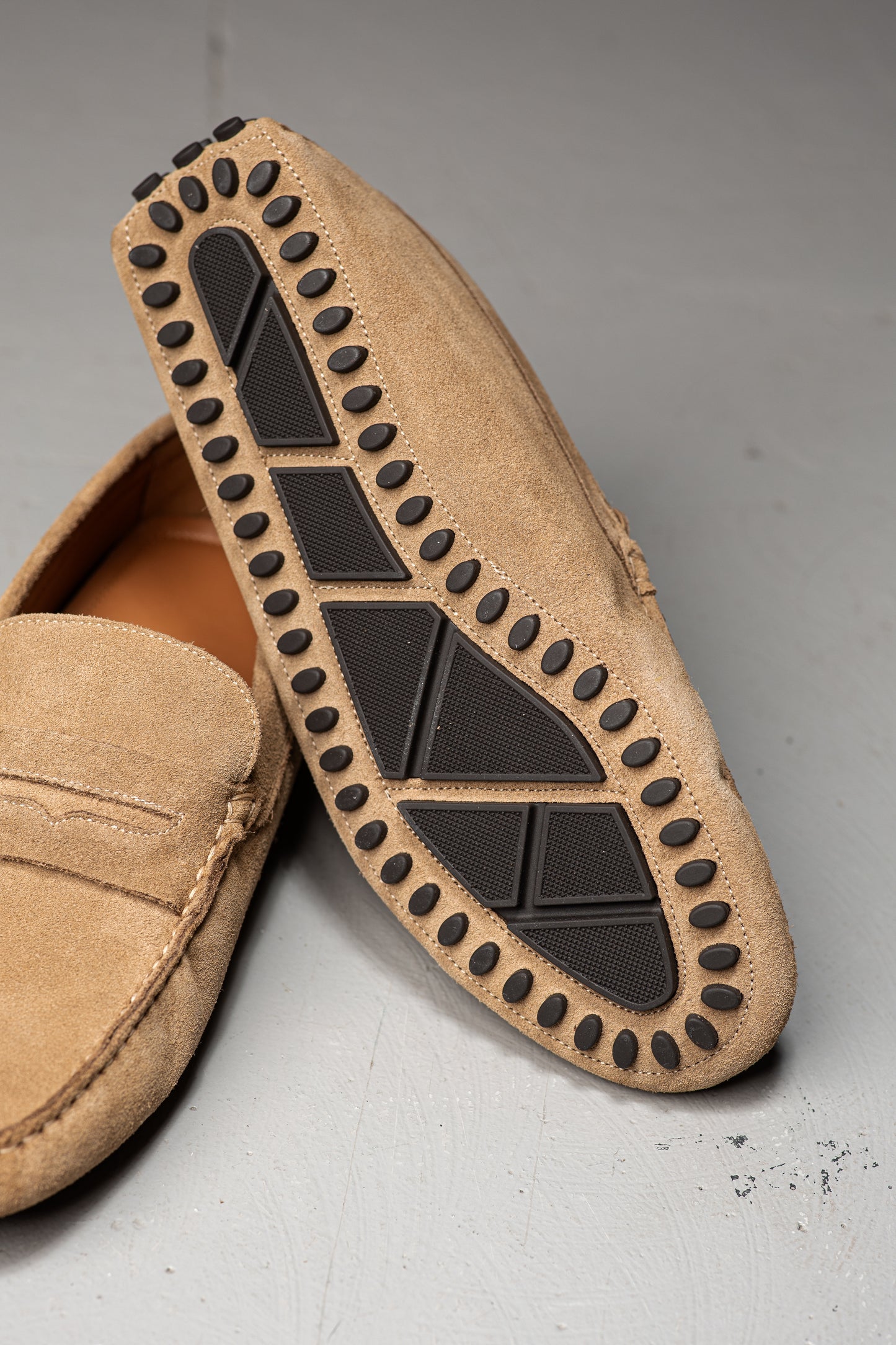 JASON BEIGE SUEDE - MOCASSIN