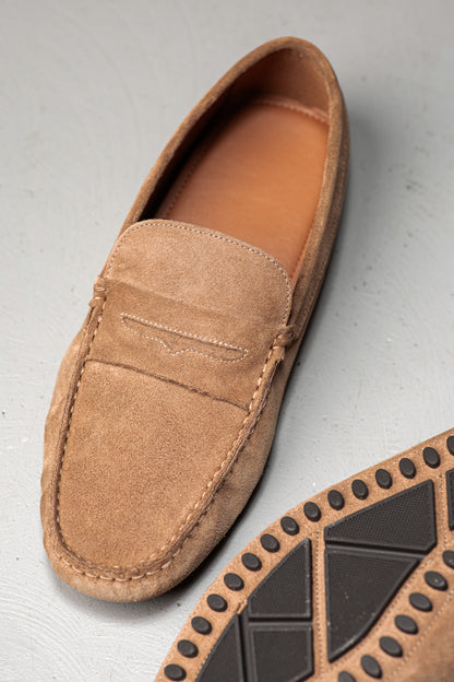 JASON CAMEL SUEDE - MOCASSIN
