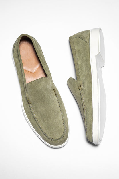 JOHN KAKI CLAIR SUEDE - MOCASSIN