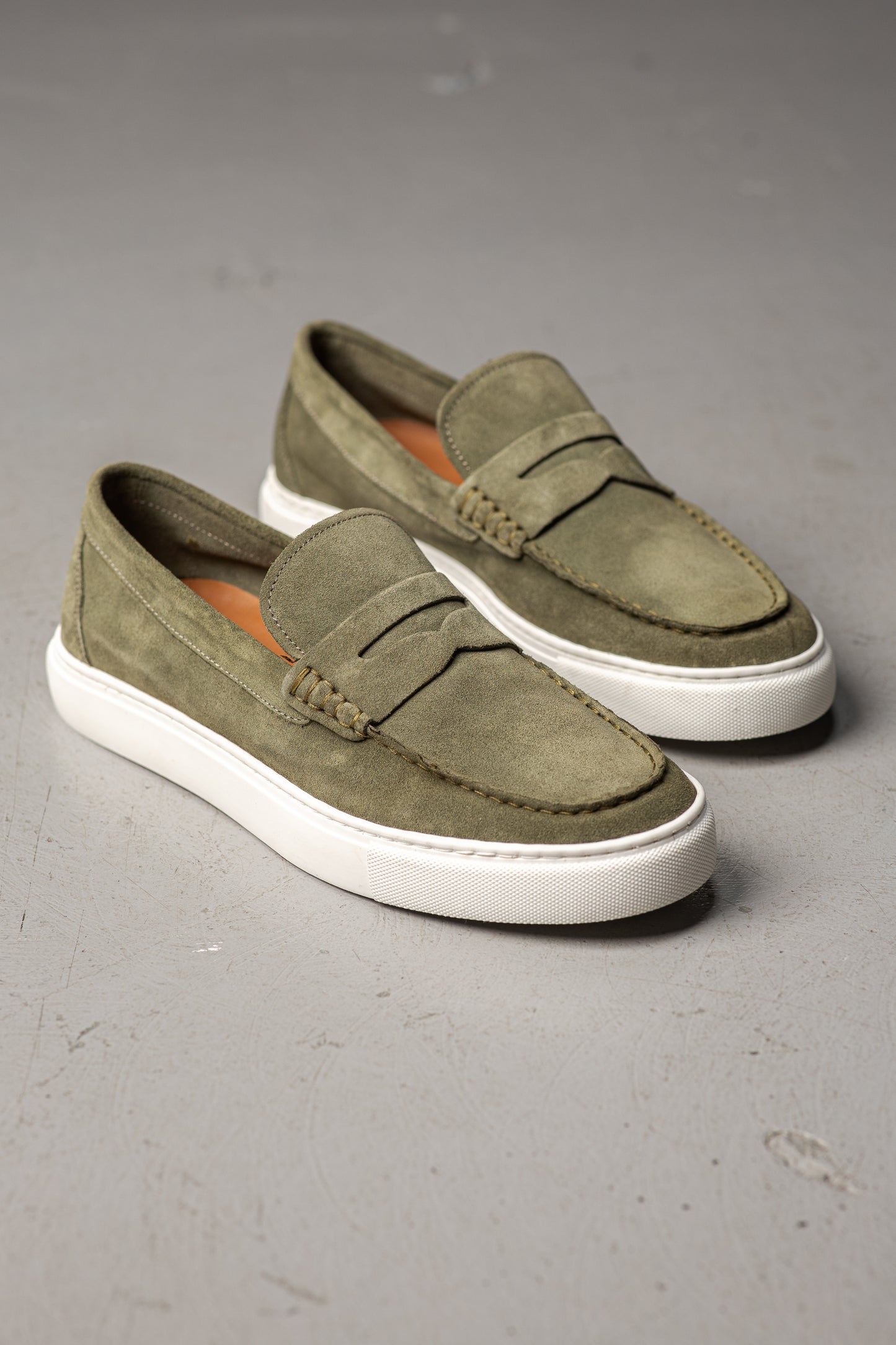 MATTHEW KAKI CLAIR SUEDE - MOCASSIN