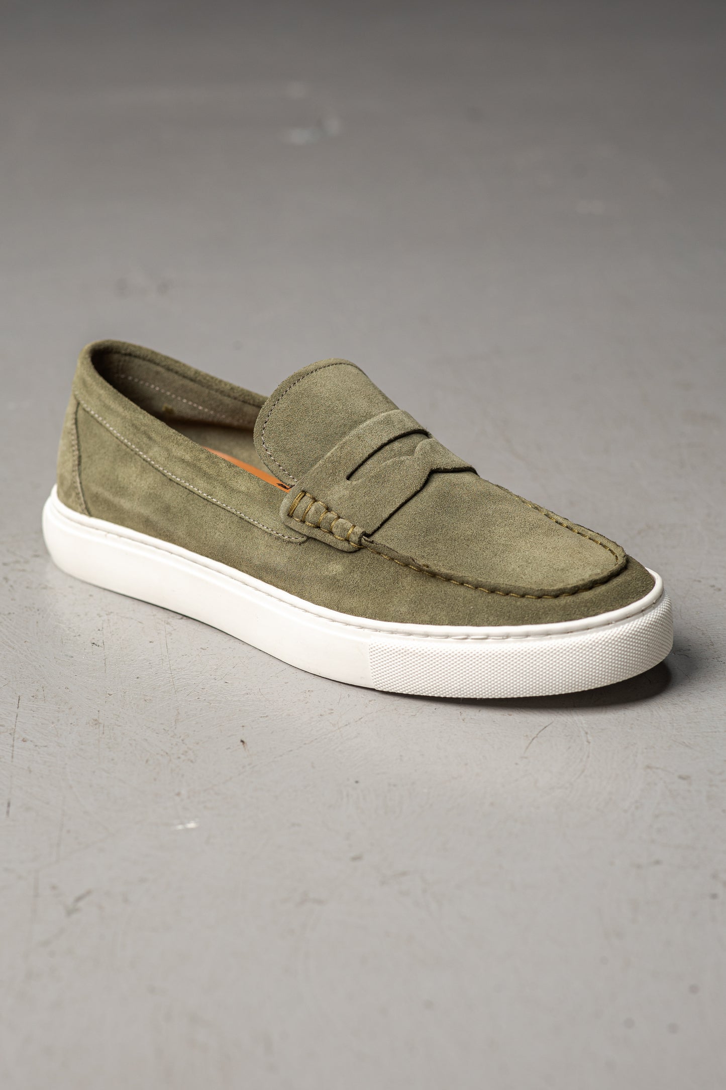 MATTHEW KAKI CLAIR SUEDE - MOCASSIN