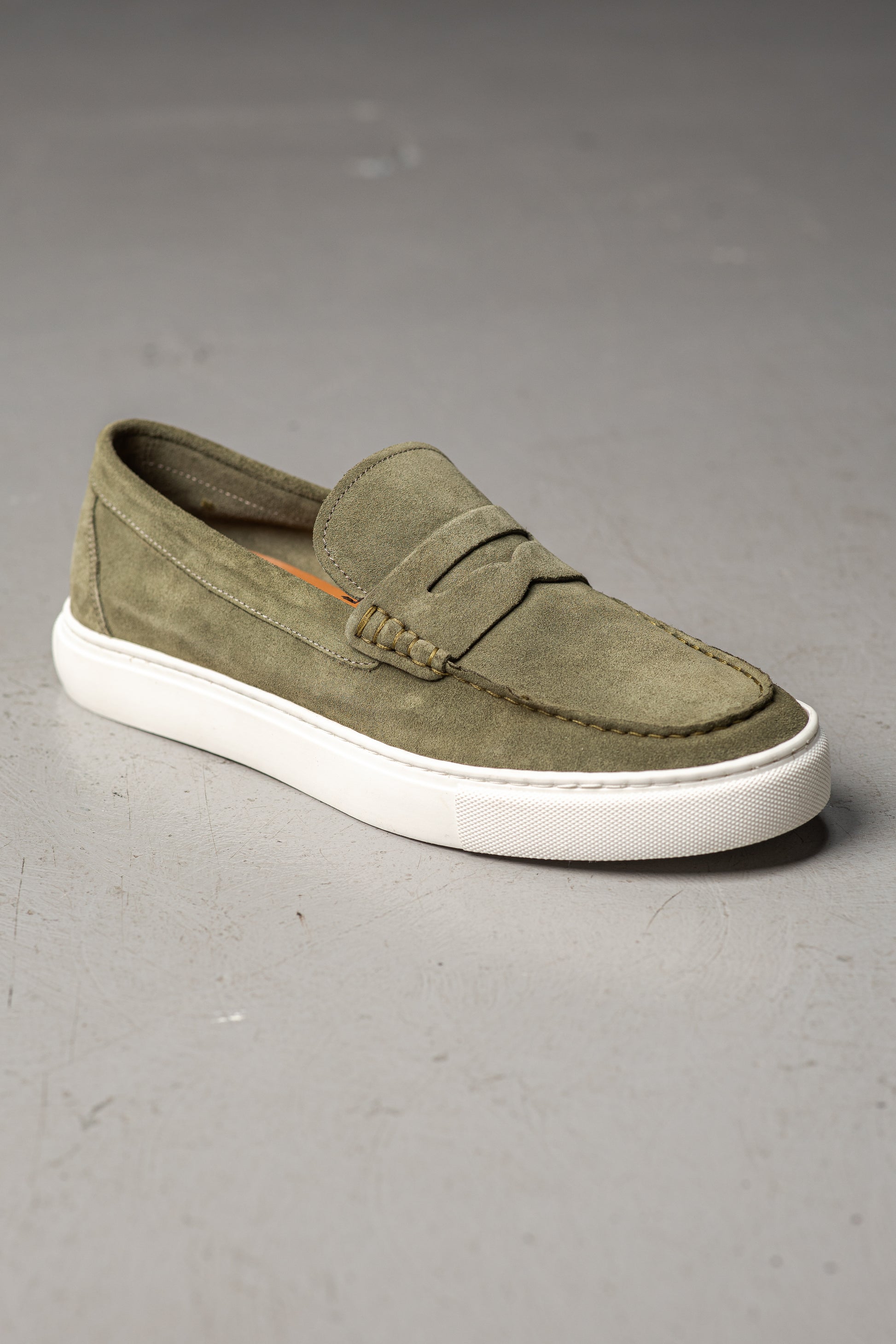 MATTHEW KAKI CLAIR SUEDE - MOCASSIN