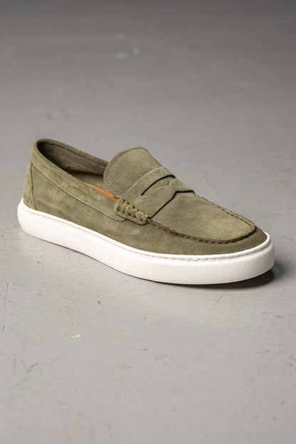 MATTHEW KAKI CLAIR SUEDE - MOCASSIN