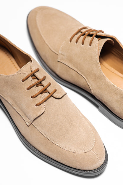 CALVIN TAUPE SUEDE - DERBY