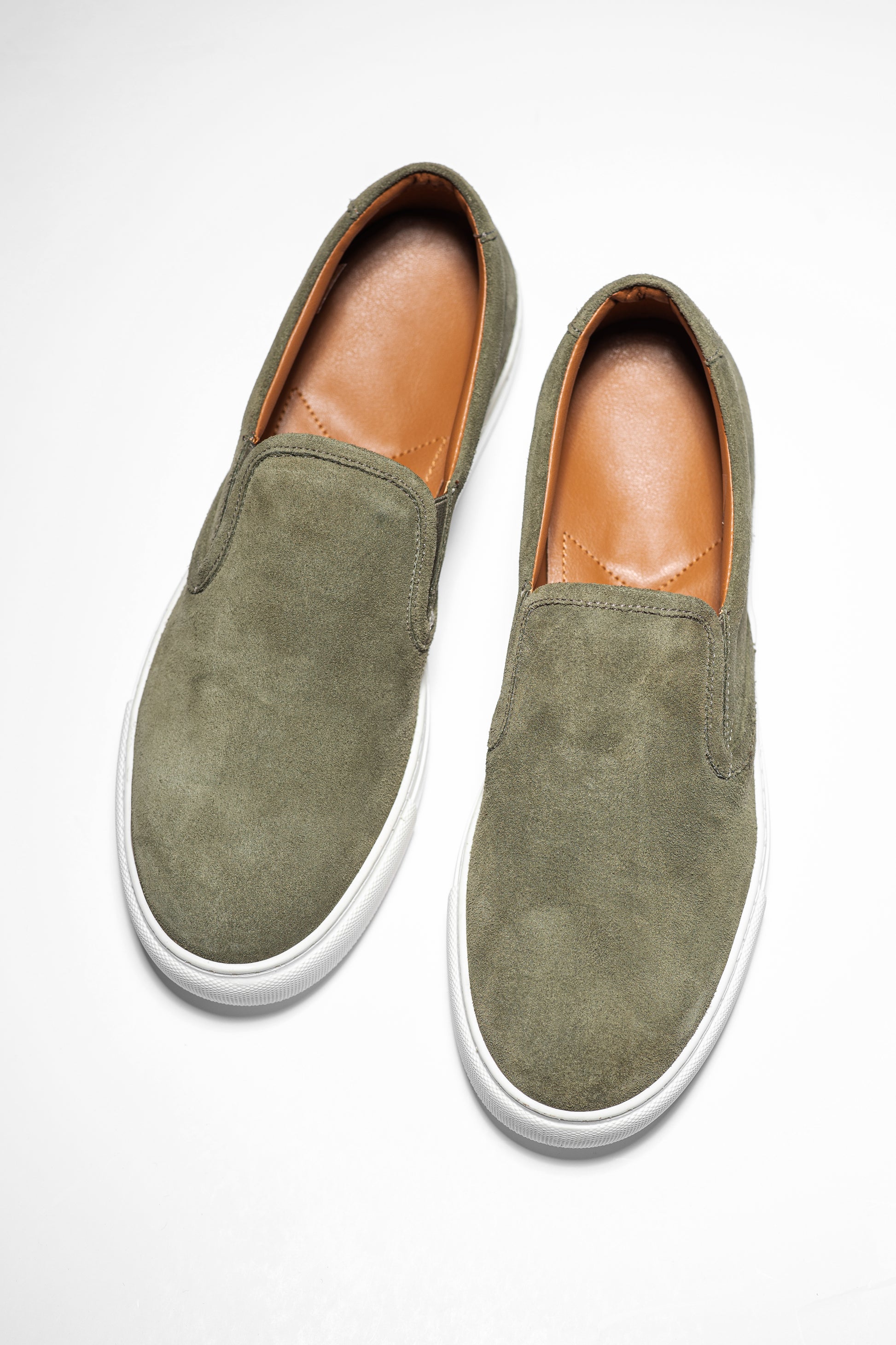 JUSTIN KAKI SUEDE - MOCASSIN