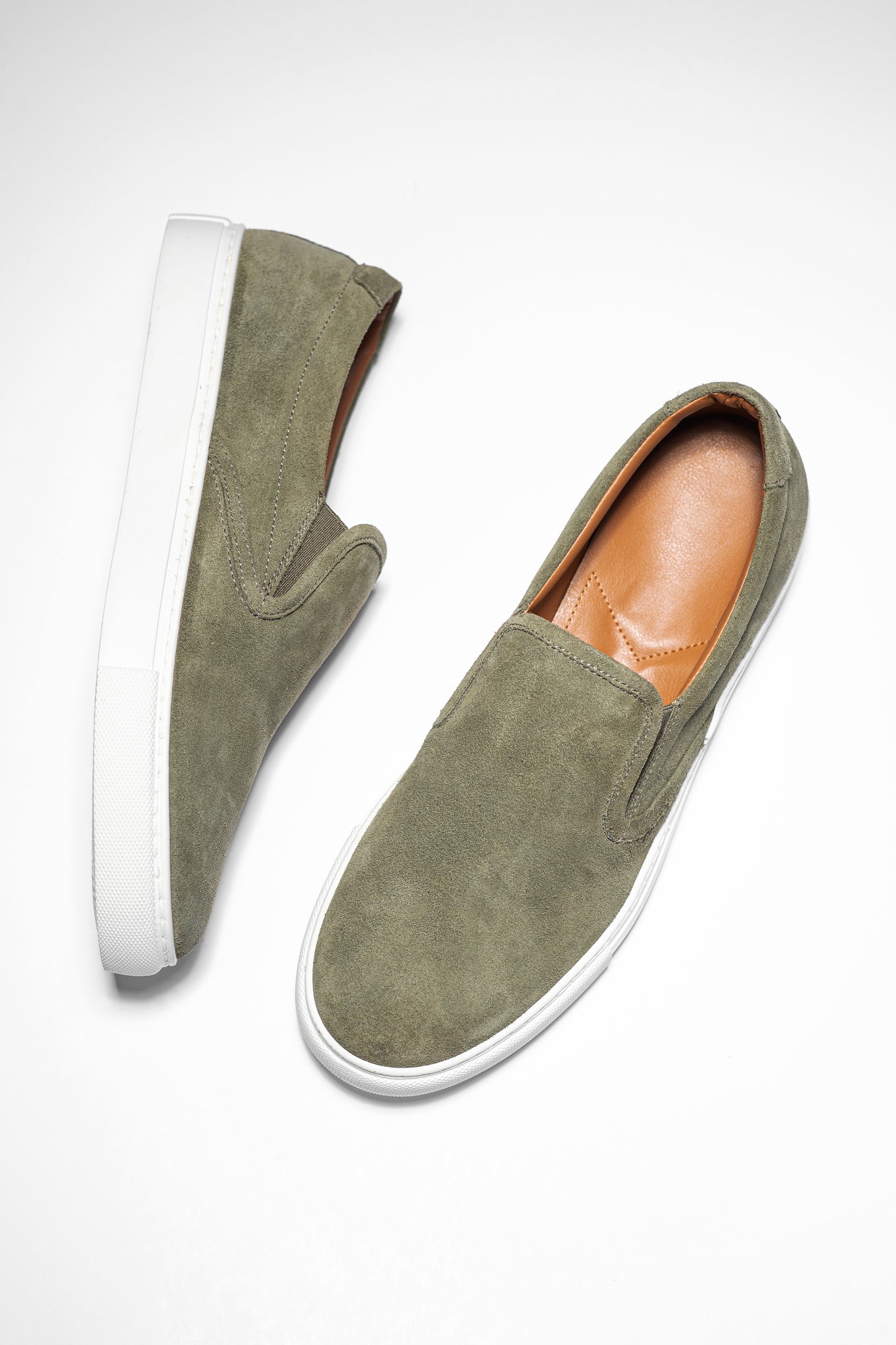 JUSTIN KAKI SUEDE - MOCASSIN