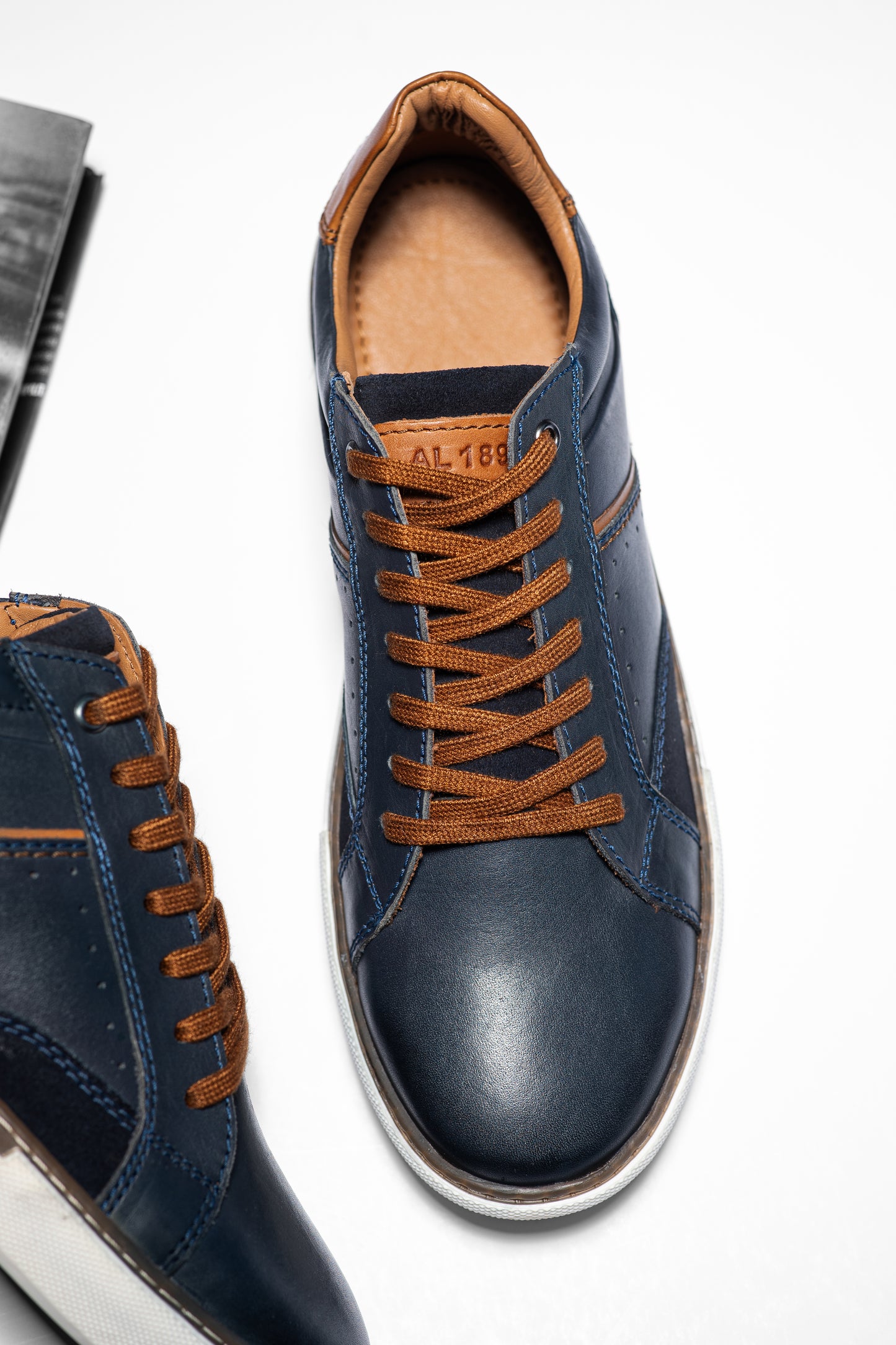 NIELS BLEU MARINE - SNEAKERS BAS
