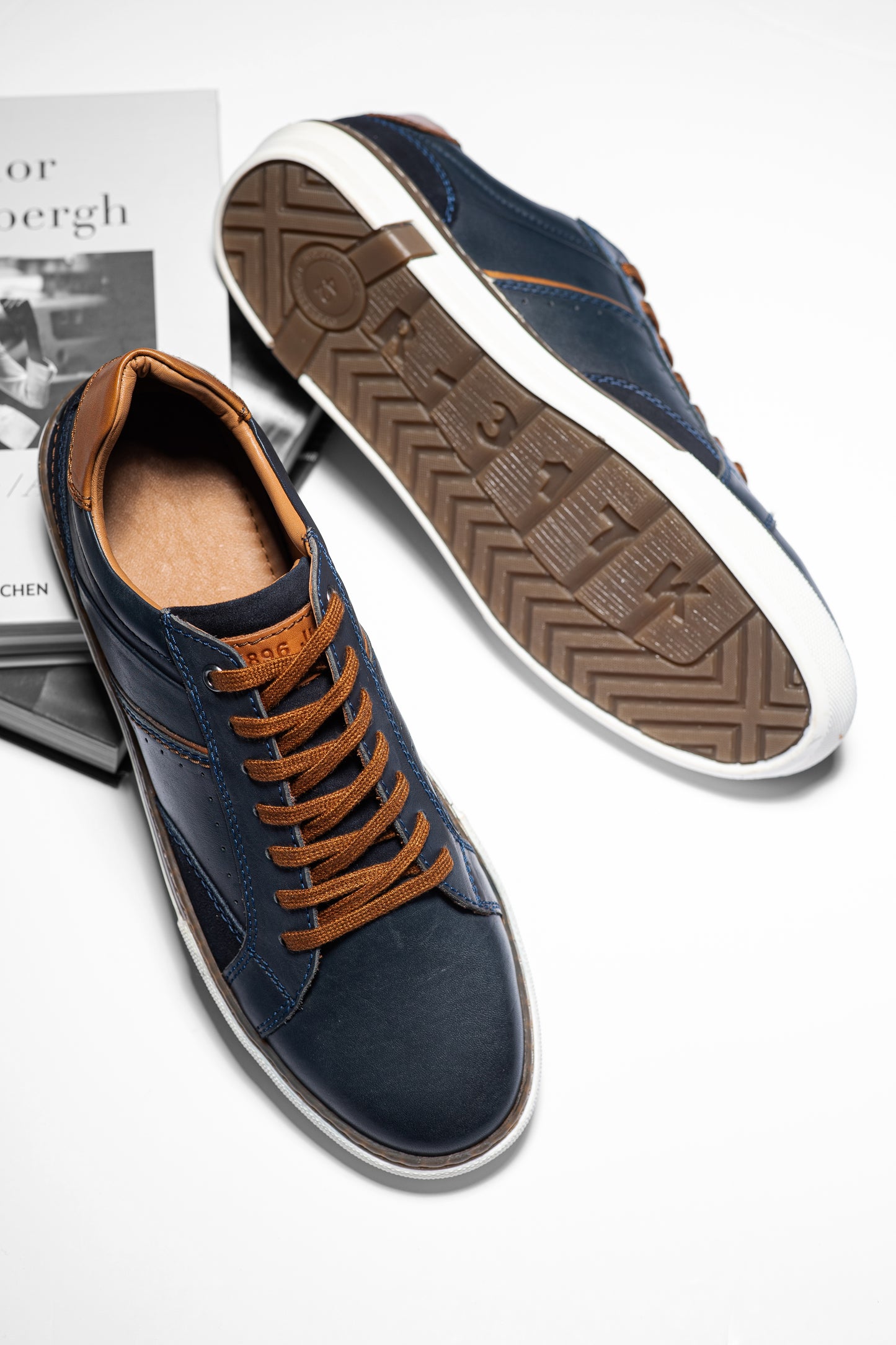 NIELS BLEU MARINE - SNEAKERS BAS