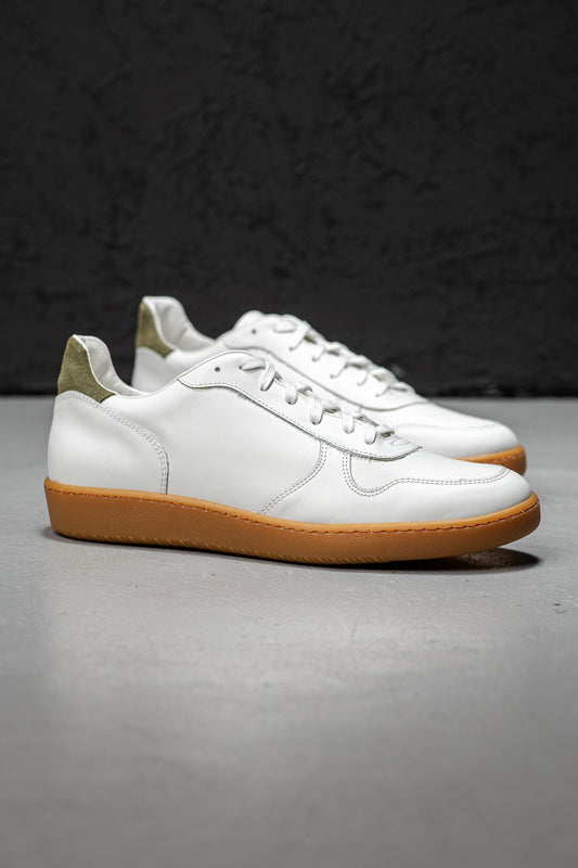 LIAM BLANC / KAKI - SNEAKERS BAS