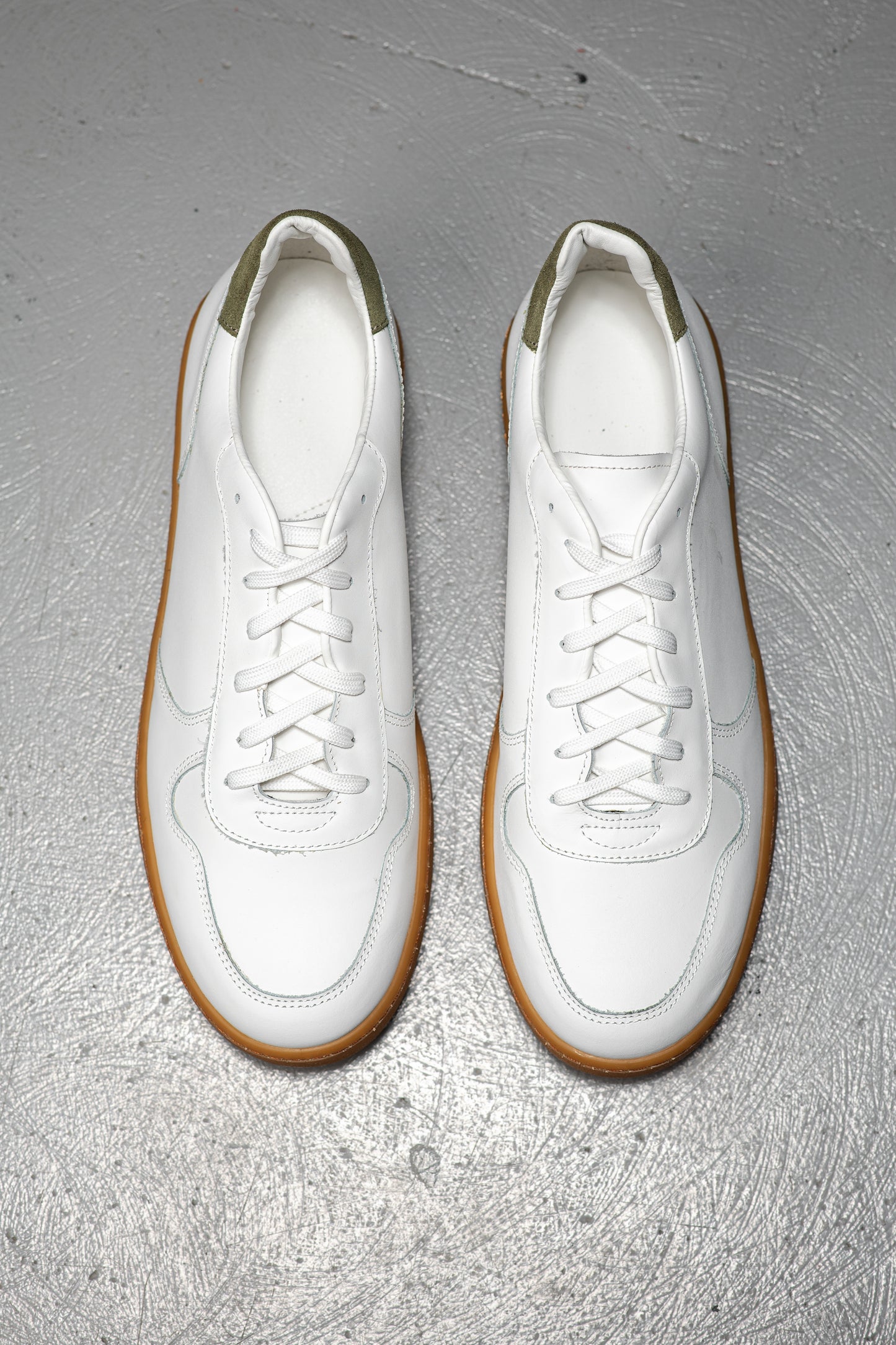 LIAM BLANC / KAKI - SNEAKERS BAS