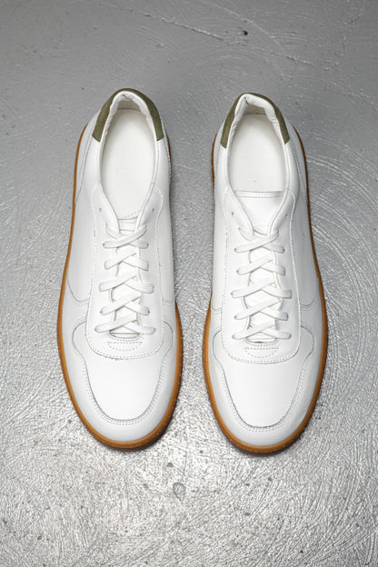 LIAM BLANC / KAKI - SNEAKERS BAS