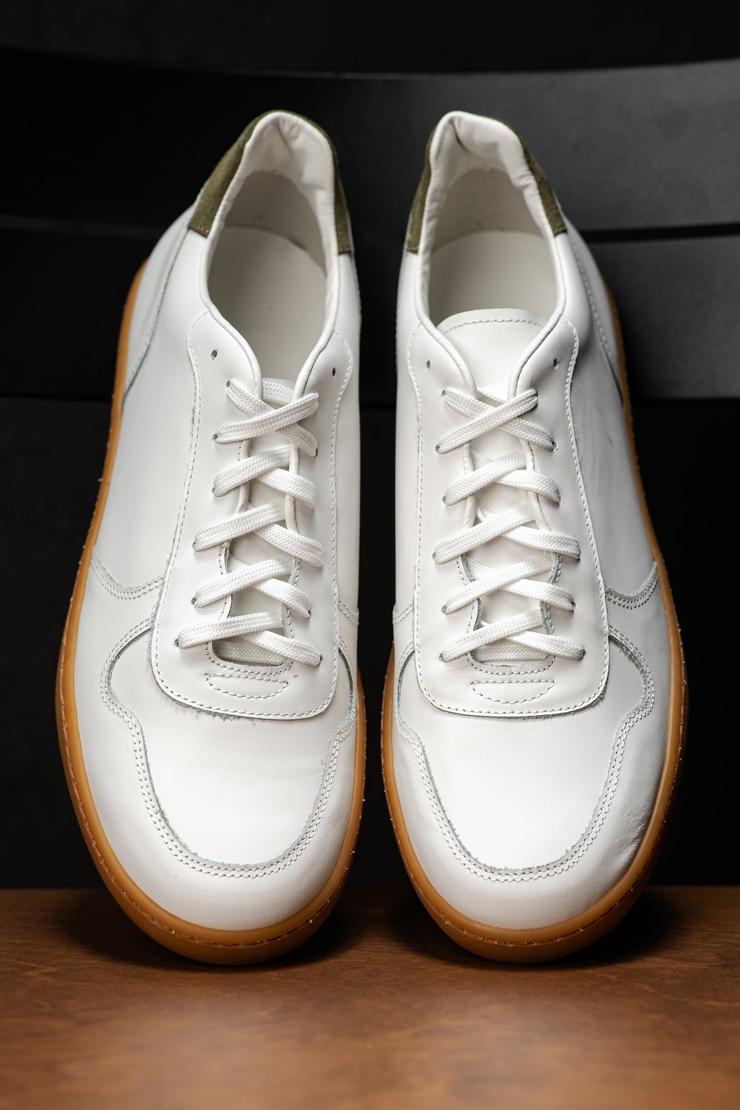 LIAM BLANC / KAKI - SNEAKERS BAS