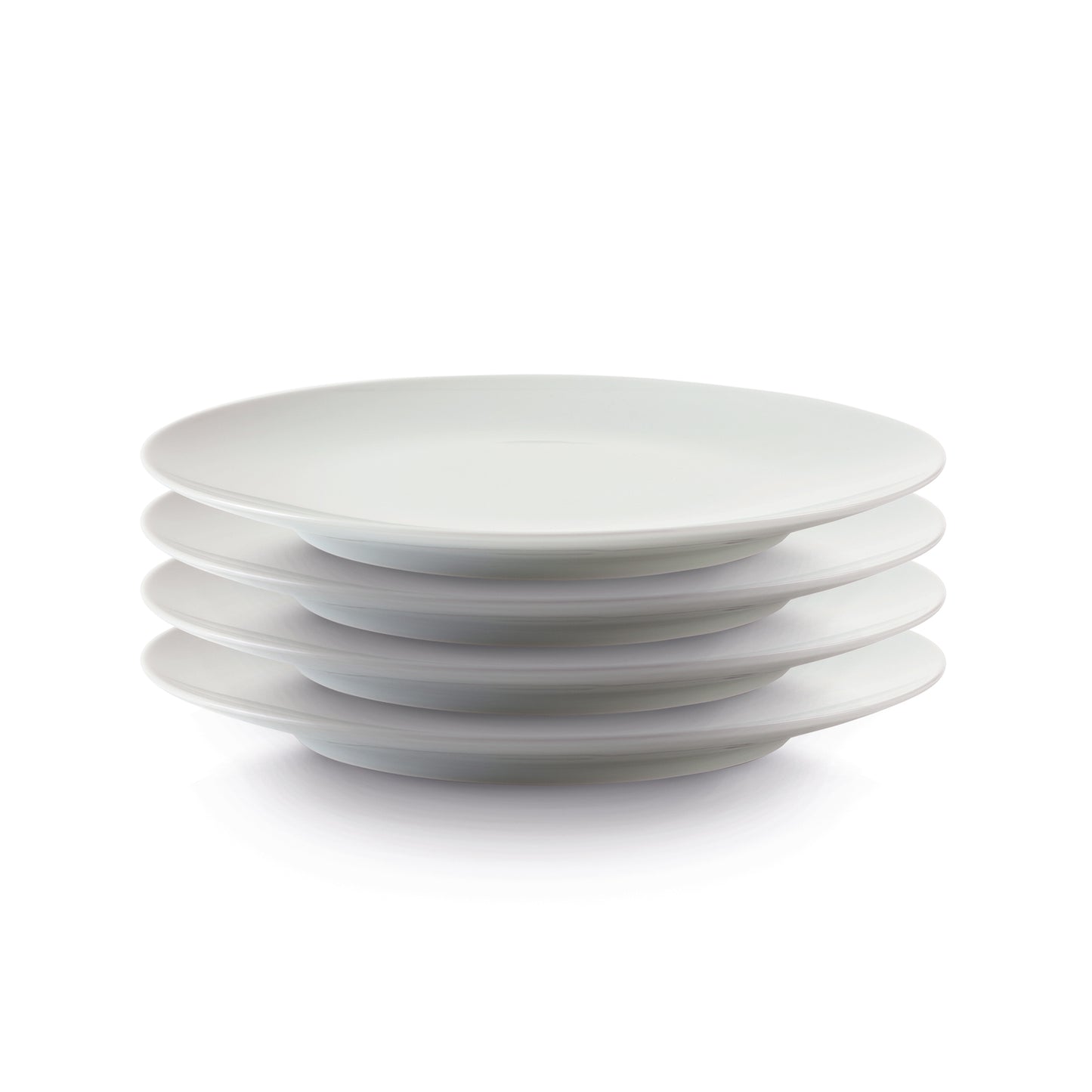 Set of 4 Culinaria dinner plates 27cm - Pure white - hot