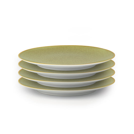 Set of 4 Calido dinner plates 27cm - Olive - hot