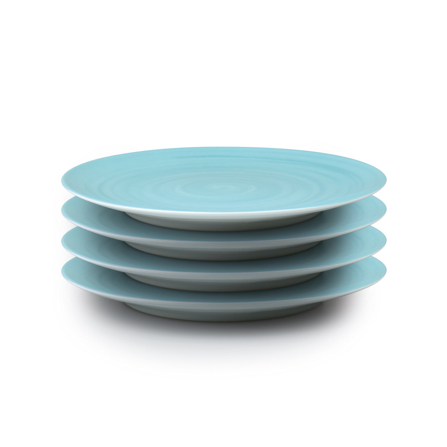 Ensemble de 4 Culinaria assiettes coupe 27cm- Bleu ciel - chaud