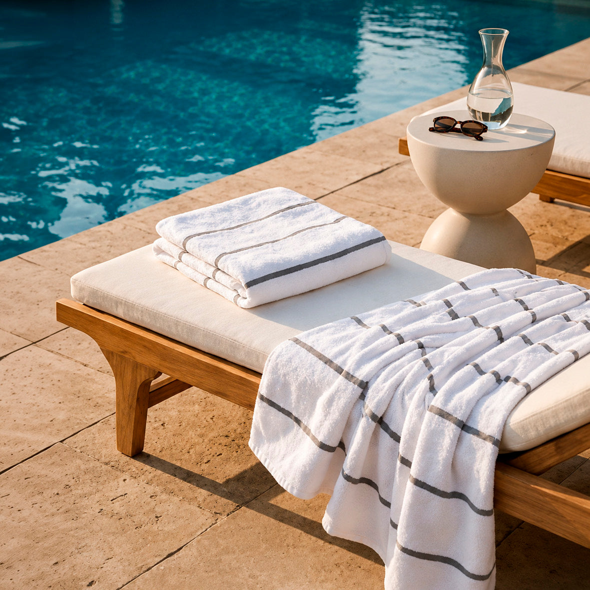Beach towel cotton - Riviera - 90 x 180 cm