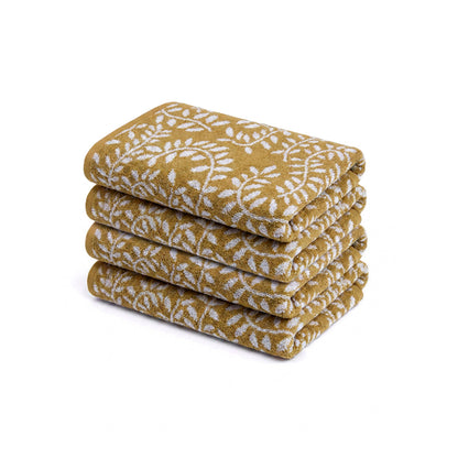 Guest towel combed cotton Jacquard YD - Souverain - 4 x (30 x 50 cm)