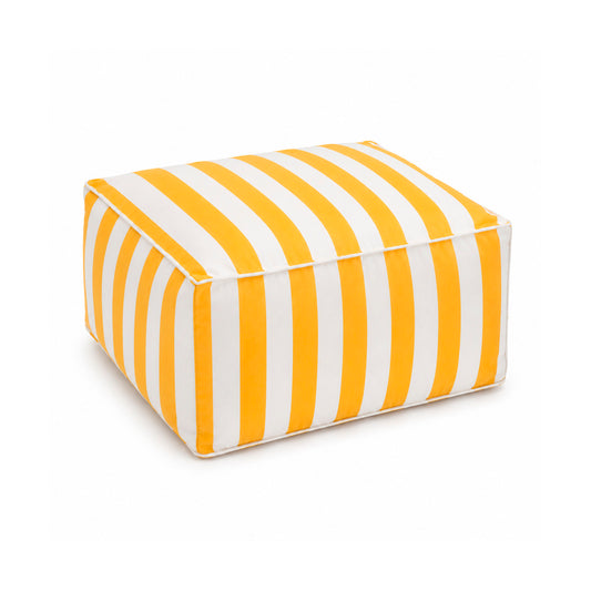Cube beanbag cover outdoor - Solana Yellow - Yellow - 40 x 65 x 33 cm