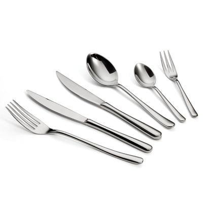 Cutlery box in stainless steel - Aura - Silver -72 pieces