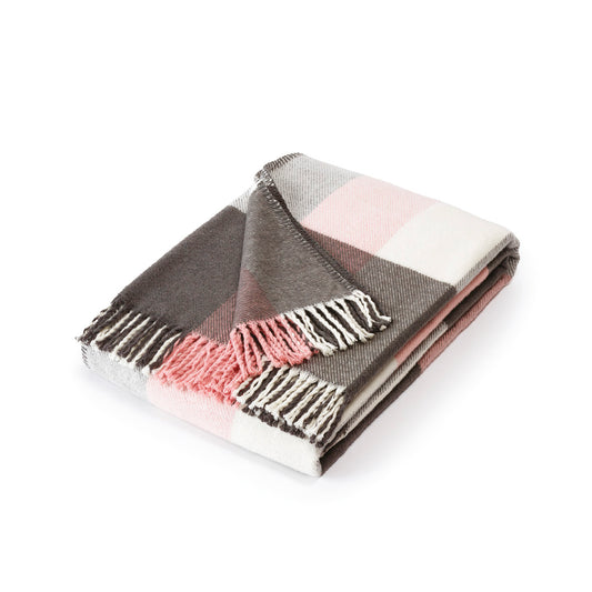 Woven plaid - Tartan Pink / Grey