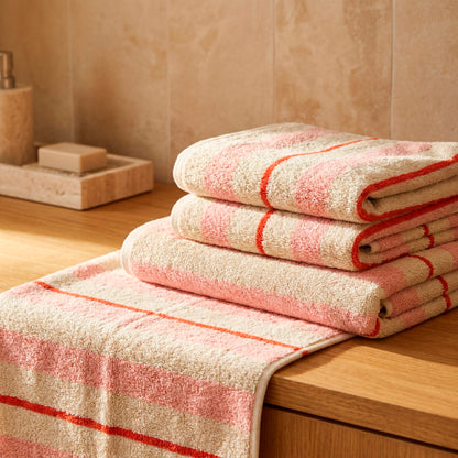Bath towel combed cotton Jacquard YD - Flâneur - 2 x (70 x 140 cm)