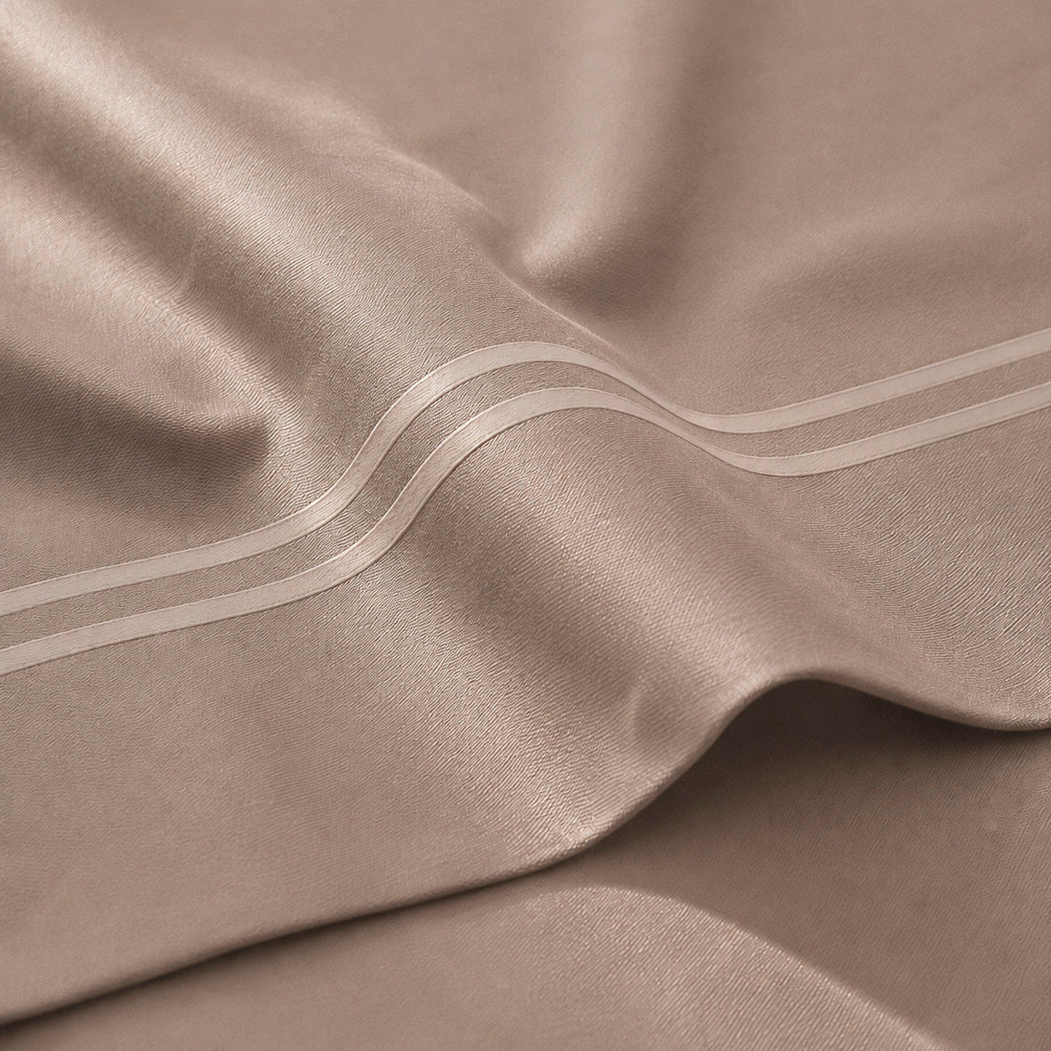 2 pillowcases - 100% cotton sateen TC200 - Nîmes - taupe