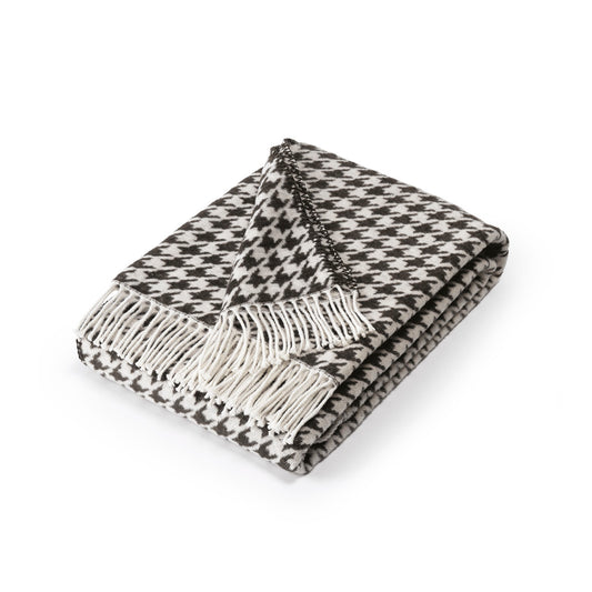 Woven plaid - Pied de poule Black / White