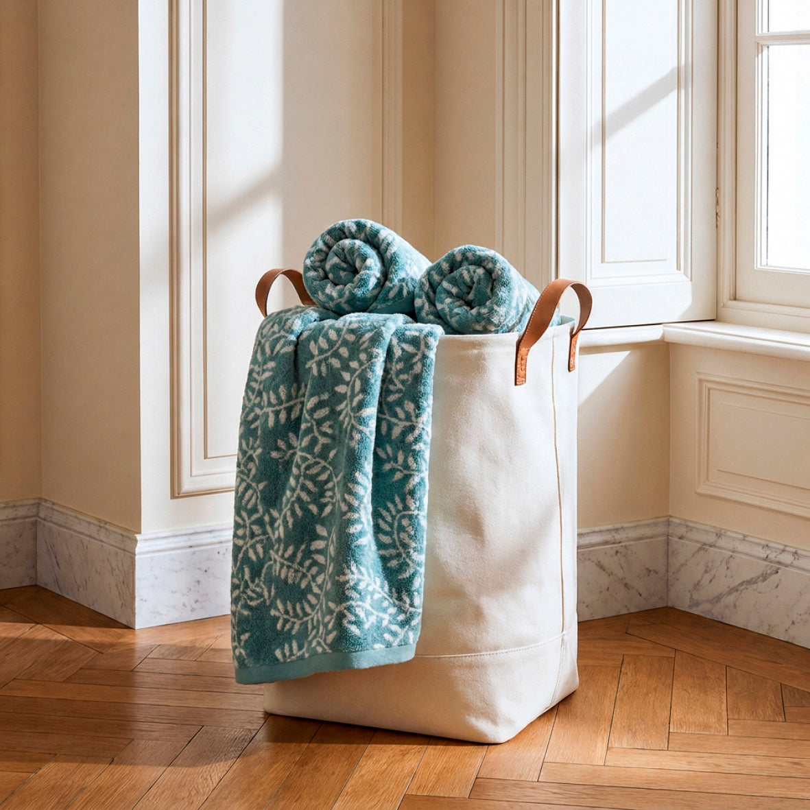 Guest towel combed cotton Jacquard YD - Souverain - 4 x (30 x 50 cm)