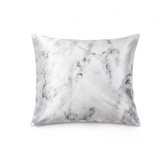 Pillowcase silk - Nuit de soie Grey marble