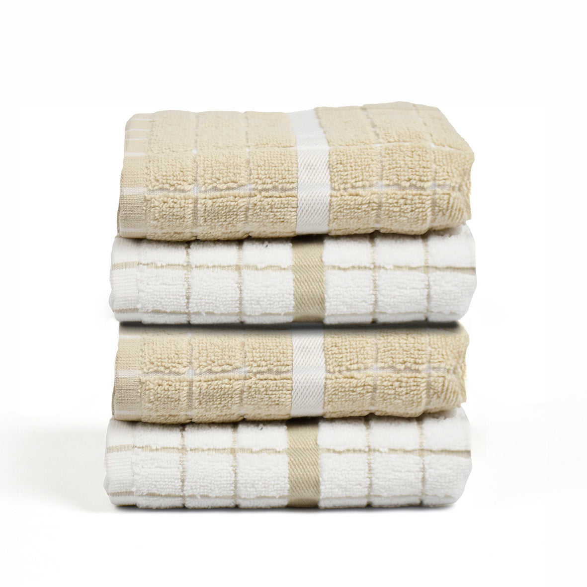 Kitchen towel combed cotton ZT - Terrasse - 4 x (45 x 70 cm)