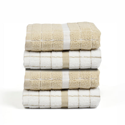Kitchen towel combed cotton ZT - Terrasse - 4 x (45 x 70 cm)