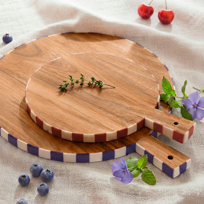Cutting board in acacia - light brown - 40.5 x 32 x 1.5 cm