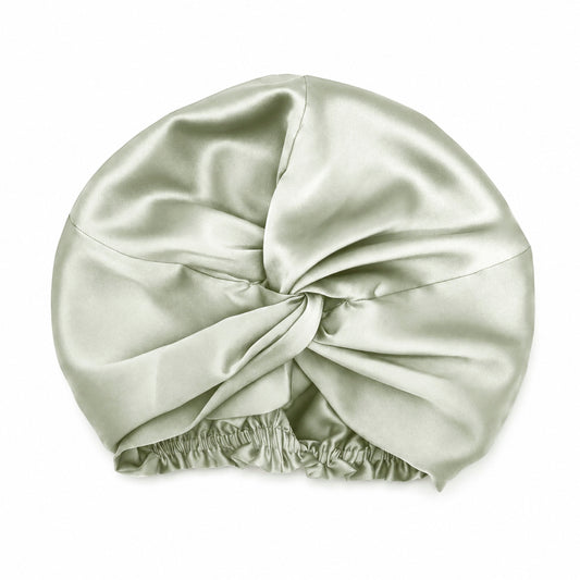 Nightcap silk - Caresse nocturne Sage green - 20 x 30 cm