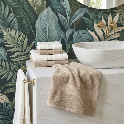Complete bath linen set combed cotton - Azur