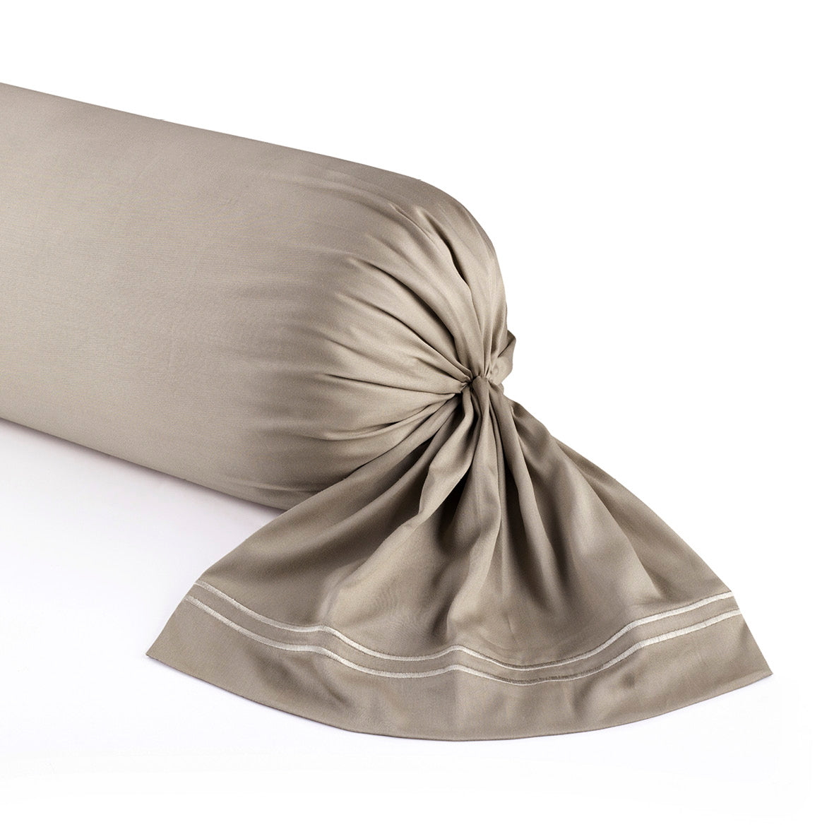 Bolster case - 100% cotton sateen TC200 - Nîmes - taupe