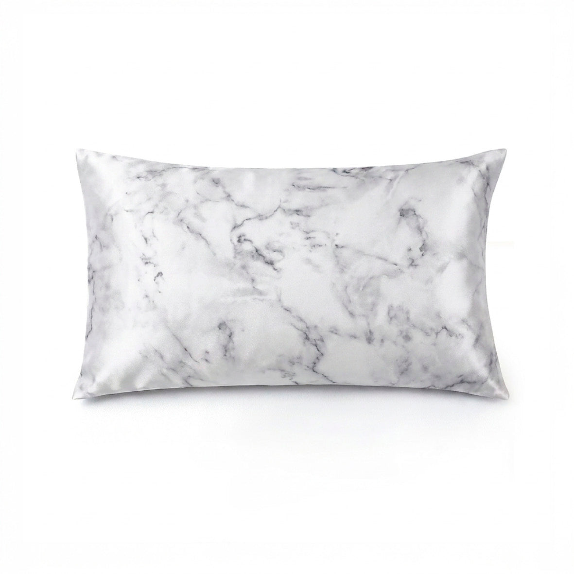 Pillowcase silk - Nuit de soie Grey marble
